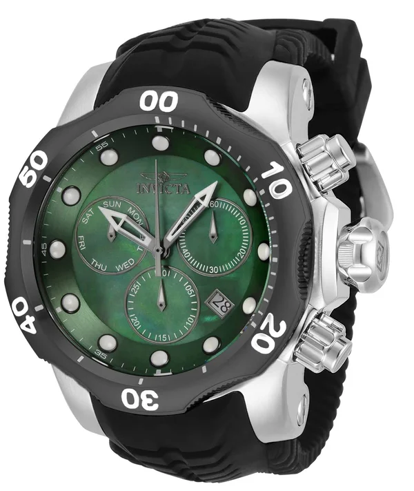 Invicta Men's 33306 Venom Quartz Chronograph Green Dial Watch