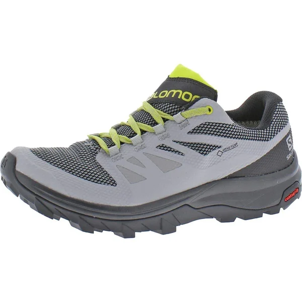 Salomon Men's Outline GTX Hiking, Alloy/Black/Evening Primrose