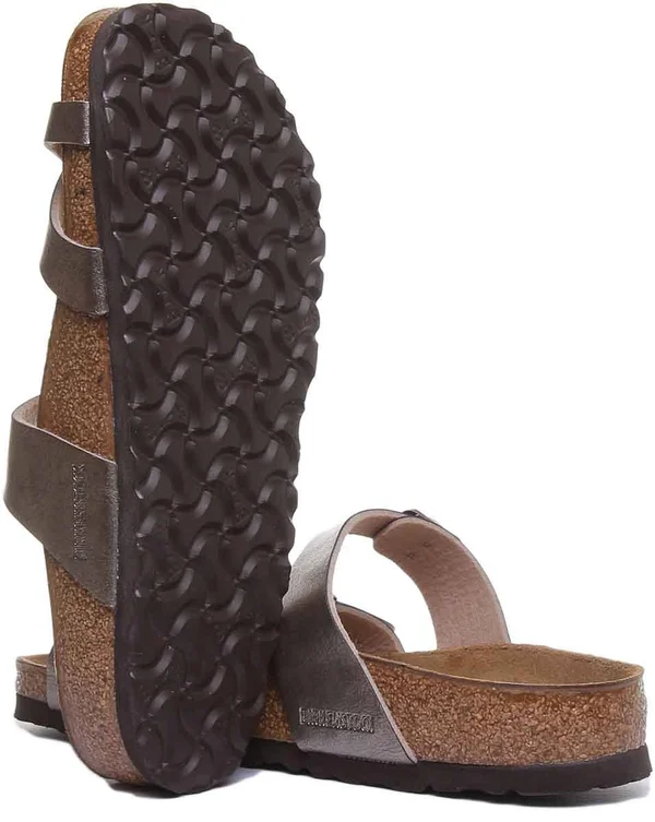 Birkenstock Mayari Birko Flor Sandals - Graceful Taupe