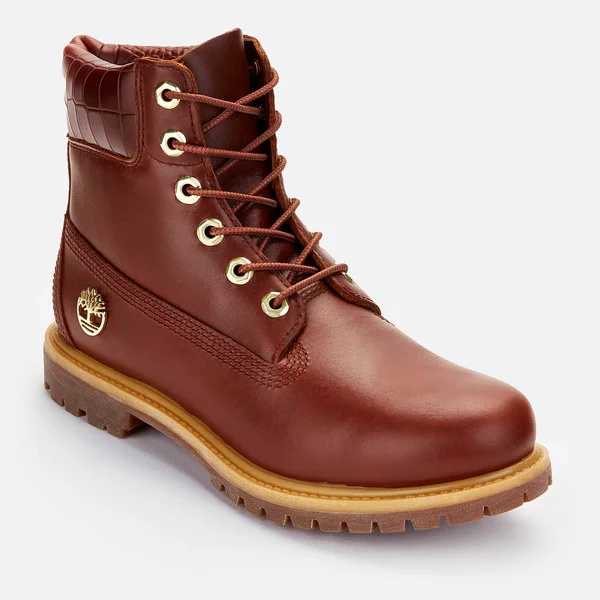 Timberland 6 inch Nubuck Premium Boots - Brown - Ankle Boots