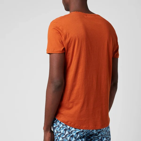 Orlebar Brown Men's Ob-t Round Neck T-Shirt - Dark Tan - S