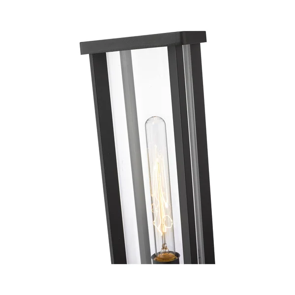 Z Lite 1 Light Outdoor Pier Mounted Fixture 586PHMR 533PM BK (Black)