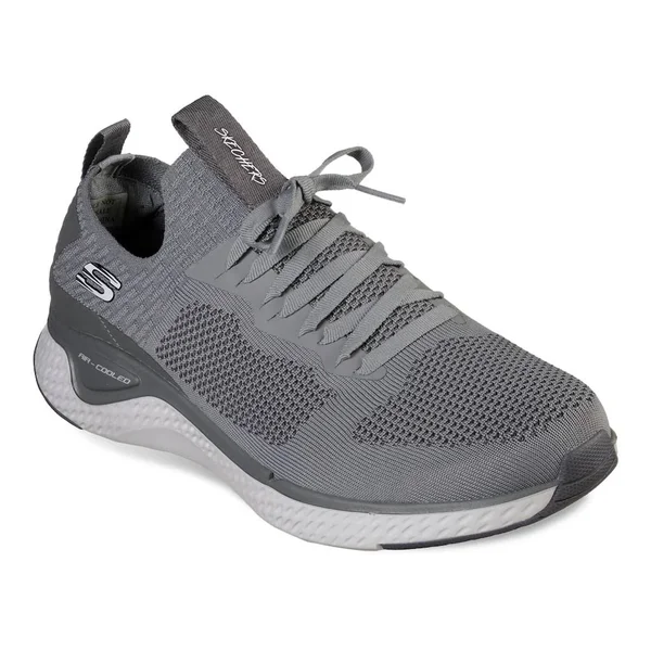 Skechers Men's Solar Fuse - Valedge Athletic Shoes Gray 9.5