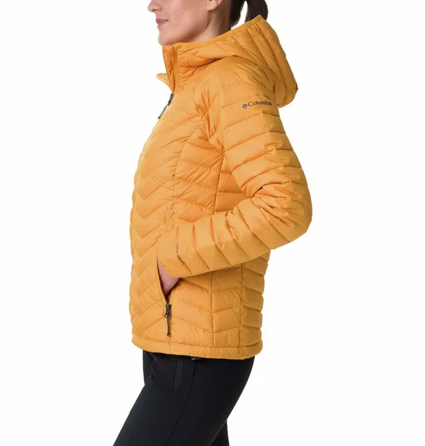 Columbia Powder Lite Hooded Jacket - Raw Honey - Winter Jackets S