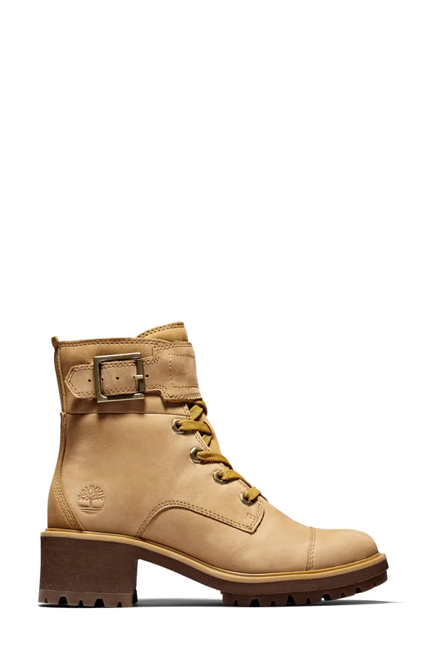 Timberland Women's Kori Park Buckle Boots, Wheat Nubuck, 7