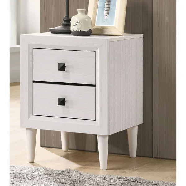 Acme Oaklee Night Table, White