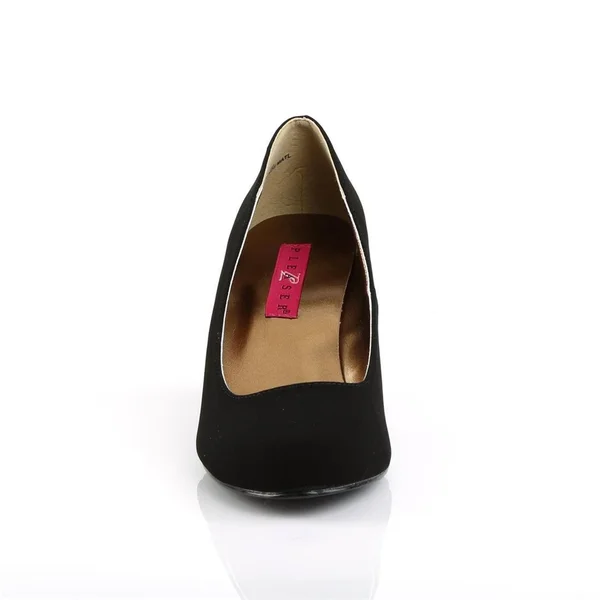 3x22 Wedge Pump - Black - 15 - Pleaser