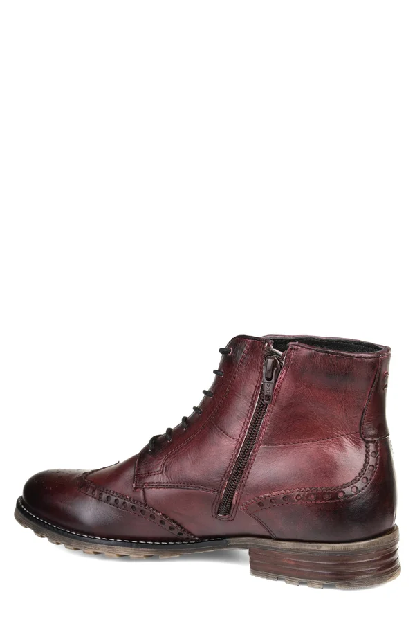 Men's Thomas & Vine RYKER Wingtip Boot - Size 8.5 M - Burgundy