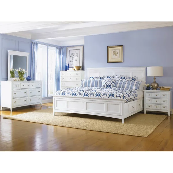 Magnussen Kentwood 3 Drawer Nightstand, White