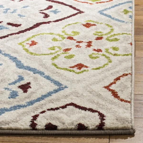Safavieh Sagamore Light Grey/ Terracotta Rug (6& x 9&)