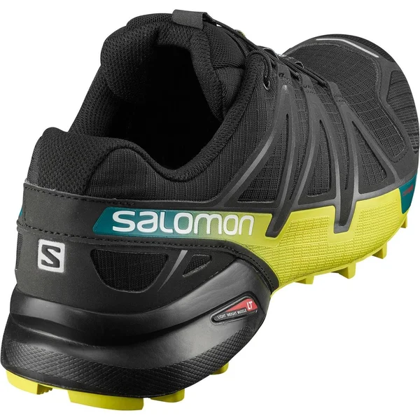 Salomon Men's Speedcross 4 Trail Running Shoes (Sulphur/Everglade/Black, 8)