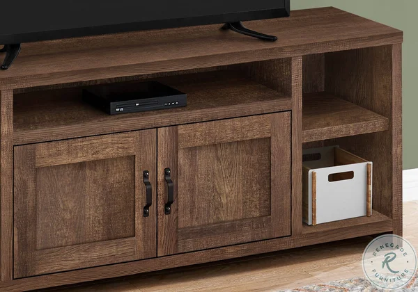 Monarch TV Stand - 60x22L - Brown Reclaimed Wood-Look