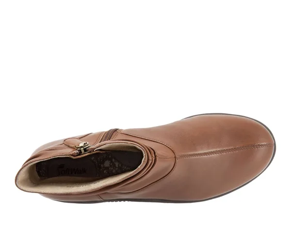 SoftWalk Hanover - Women's Comfort Boot Cognac - 7 Narrow