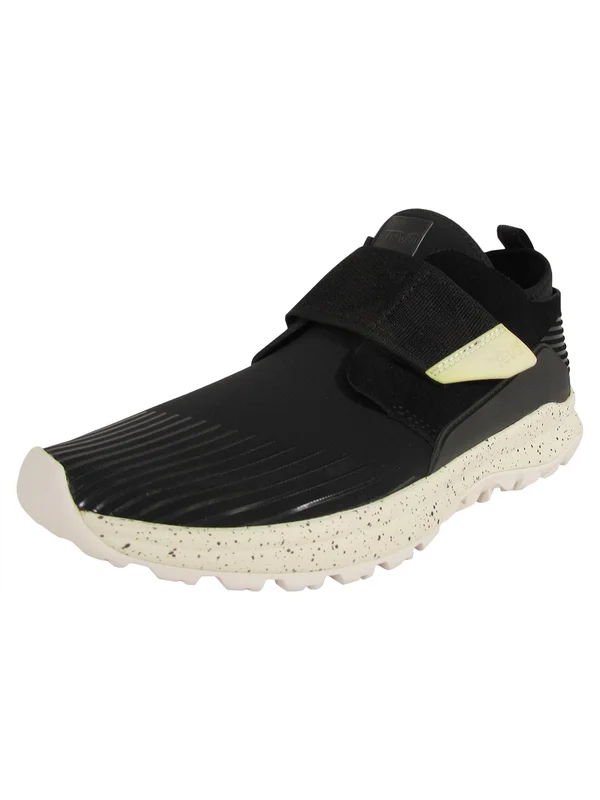 Teva Mens Peralta Water Friendly Slip on Sneaker Shoes, Black, US 8.5
