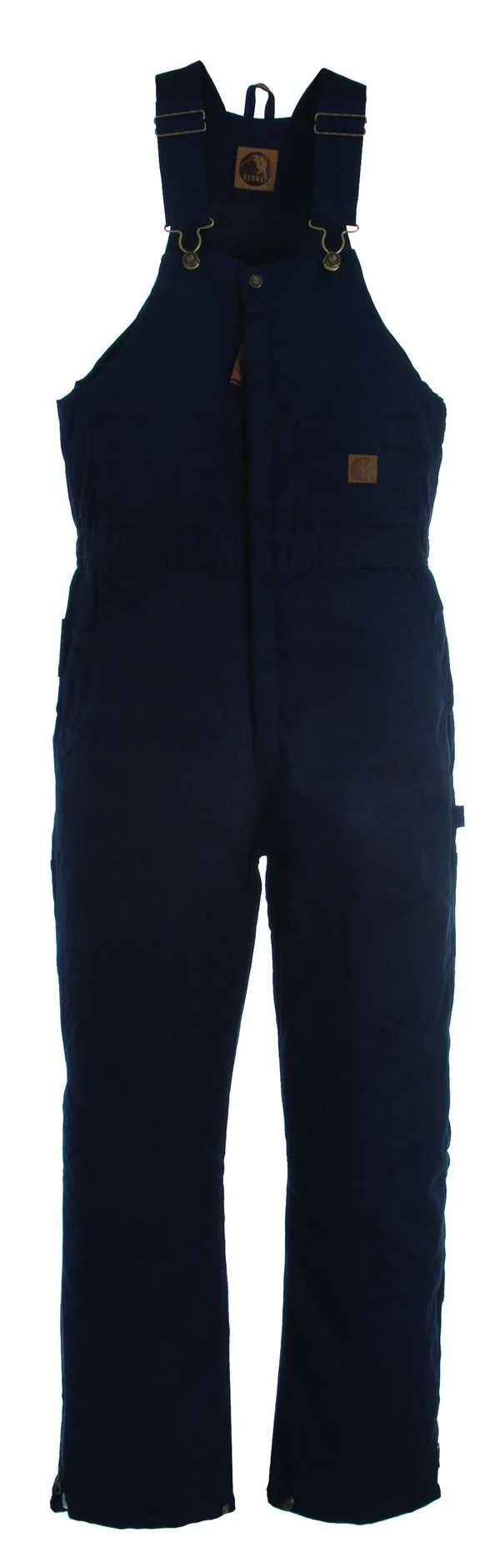 Berne Men's Deluxe Twill Insulated Bib Overall Navy, XL/Tall