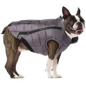 Canada Pooch Peak Performance Insulated Dog Vest - Gray, 8
