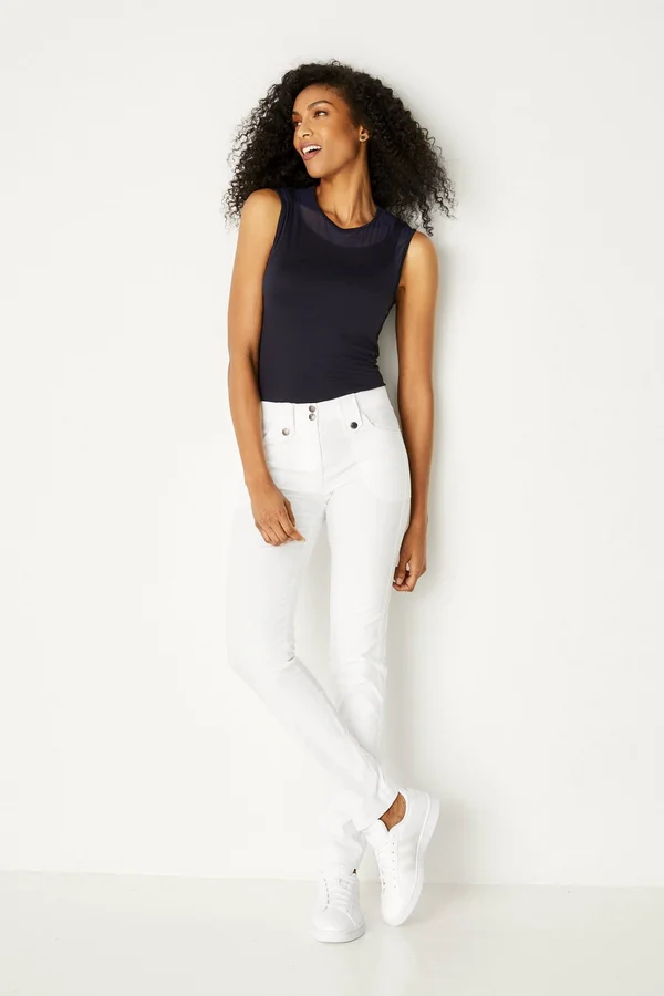 Skyler Travel Pant - White, M, Best Women's Travel Clothing
